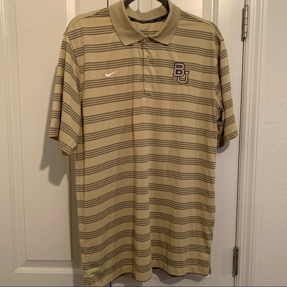 Baylor University Nike Dri Fit Polo Size Large